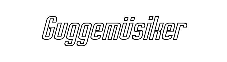 Empanada Outline Italic  Free Fonts Download