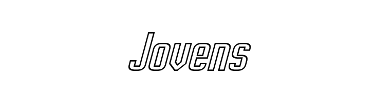 Empanada Outline Italic  Free Fonts Download