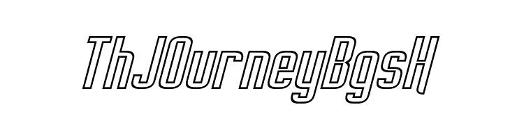 Empanada Outline Italic  Free Fonts Download