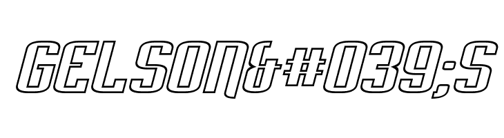 Empanada Extended Outline Italic  Free Fonts Download