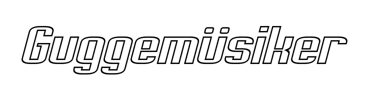 Empanada Extended Outline Italic  Free Fonts Download