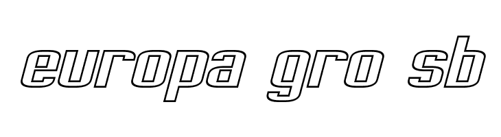 Empanada Extended Outline Italic  Free Fonts Download