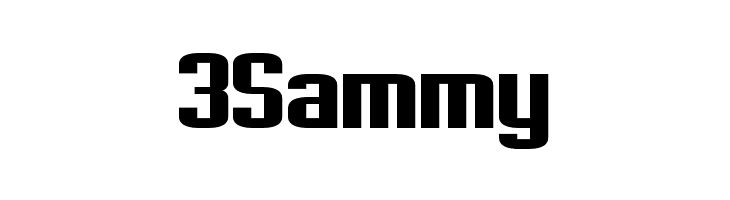 3Sammy Empanada Extended Bold Font