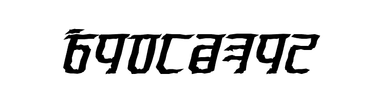 Exodite Distressed Bold Italic  Free Fonts Download