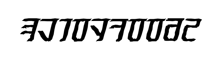 Exodite Distressed Bold Italic  Free Fonts Download