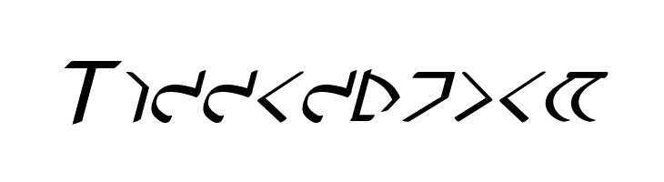 Dwemer Italic  Free Fonts Download