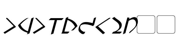 Dwemer Italic  Free Fonts Download