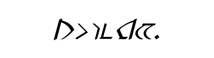 Dwemer Italic  Free Fonts Download