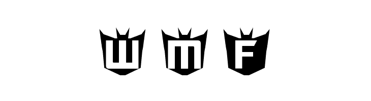 RubCaps Decepticon  Free Fonts Download