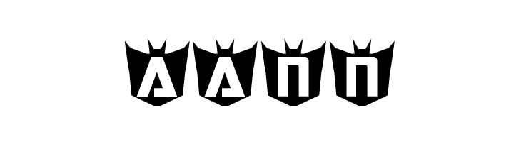 RubCaps Decepticon  Free Fonts Download