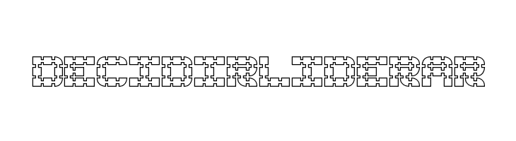 Konector O2 -BRK-  Free Fonts Download