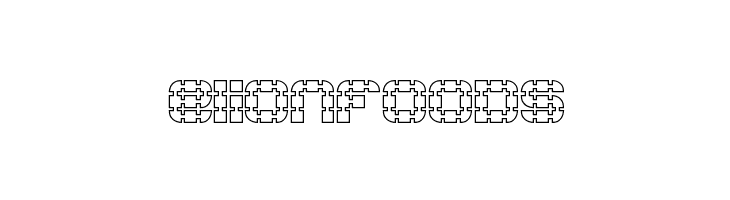Konector O2 -BRK-  Free Fonts Download