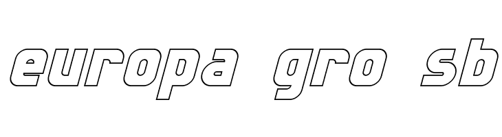 Sternbach Hollow Italic  Free Fonts Download