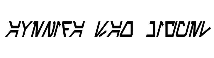 Aurebesh Condensed Bold  Free Fonts Download