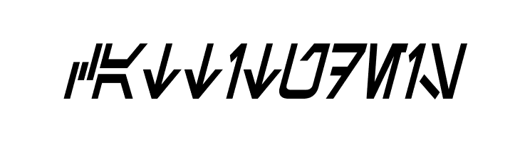 Aurebesh Condensed Bold  Free Fonts Download