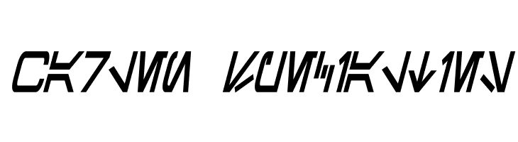 Aurebesh Condensed Bold  Free Fonts Download