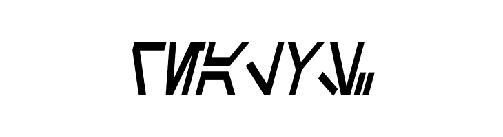 Aurebesh Condensed Bold  Free Fonts Download