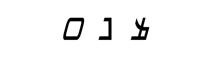 Aurebesh Condensed Bold  Free Fonts Download