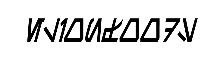 Aurebesh Condensed Bold  Free Fonts Download