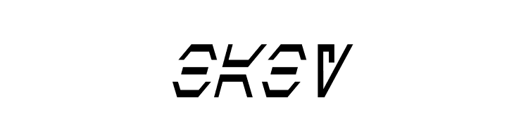 Aurebesh Condensed Italic  Free Fonts Download