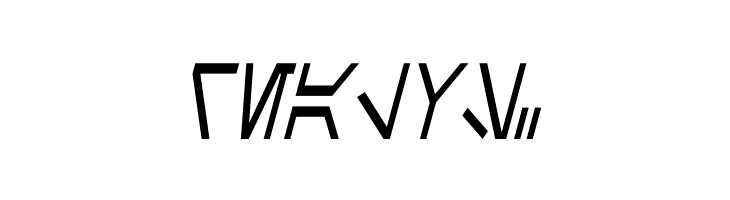 Aurebesh Condensed Italic  Free Fonts Download