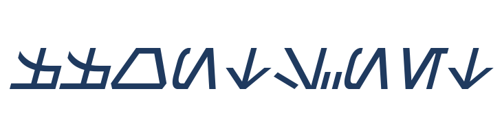 Aurebesh Italic font — Lorem ipsum body text preview