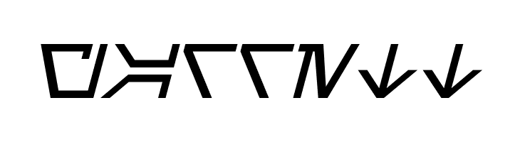 Aurebesh Italic  Free Fonts Download