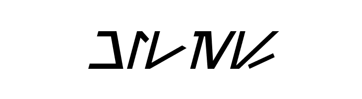 Aurebesh Italic  Free Fonts Download