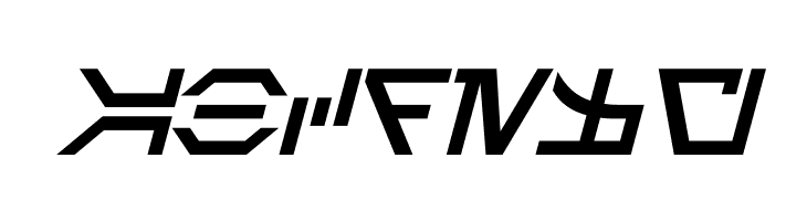 Aurebesh Bold Italic  Free Fonts Download