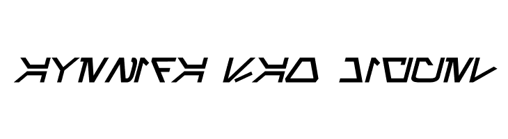 Aurebesh Bold Italic  Free Fonts Download