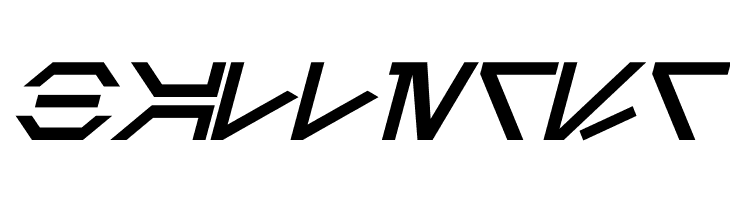 Aurebesh Bold Italic  Free Fonts Download