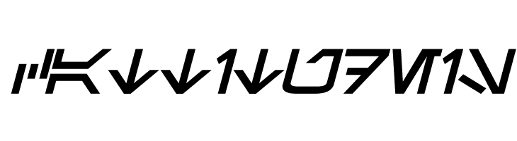 Aurebesh Bold Italic  Free Fonts Download