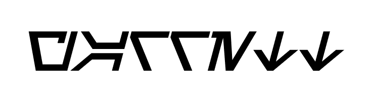 Aurebesh Bold Italic  Free Fonts Download