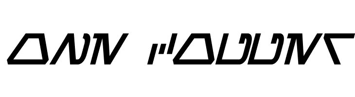 Aurebesh Bold Italic  Free Fonts Download