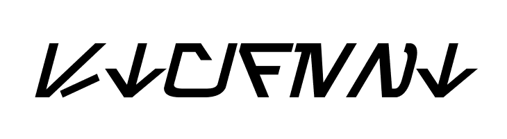 Aurebesh Bold Italic  Free Fonts Download