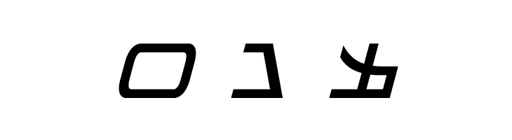 Aurebesh Bold Italic  Free Fonts Download