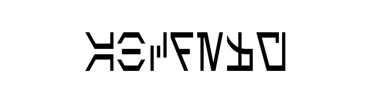 Aurebesh Condensed  Free Fonts Download