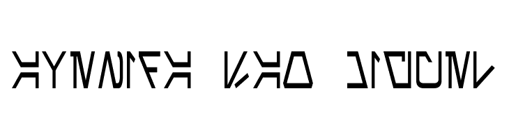Aurebesh Condensed  Free Fonts Download