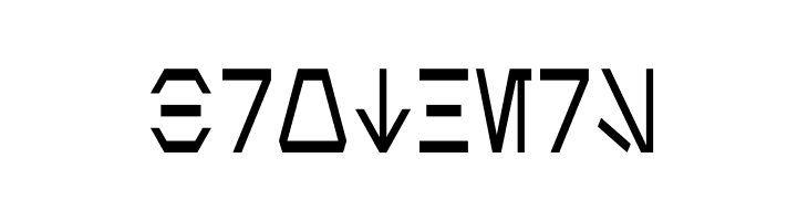 Aurebesh Condensed  Free Fonts Download