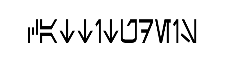 Aurebesh Condensed  Free Fonts Download