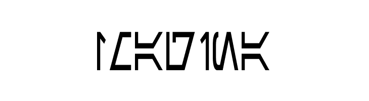 Aurebesh Condensed  Free Fonts Download