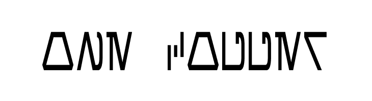 Aurebesh Condensed  Free Fonts Download