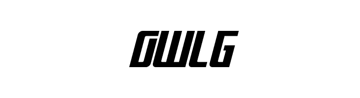 OWLG Brainstorm Italic Font