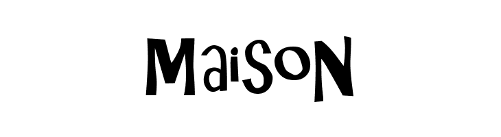 MaisoN Gilligans Island Font