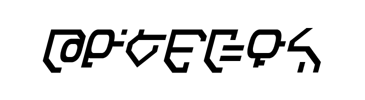 Modern Destronic Italic  Free Fonts Download