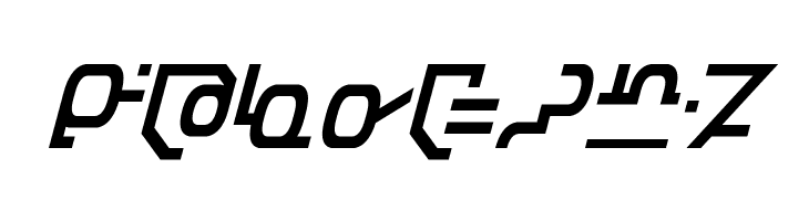 Modern Destronic Italic  Free Fonts Download