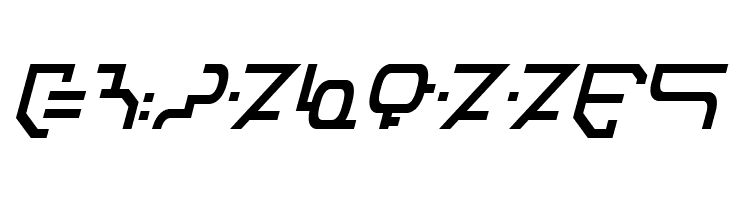 Modern Destronic Italic  Free Fonts Download