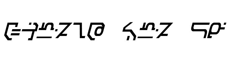 Modern Destronic Italic  Free Fonts Download