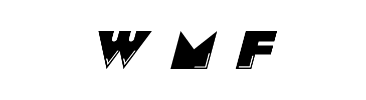 Pacmania Italic  Free Fonts Download
