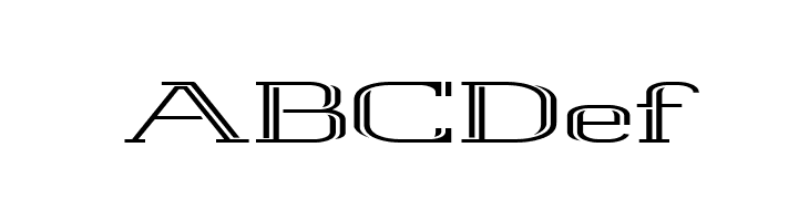 White Line Rolled  Free Fonts Download